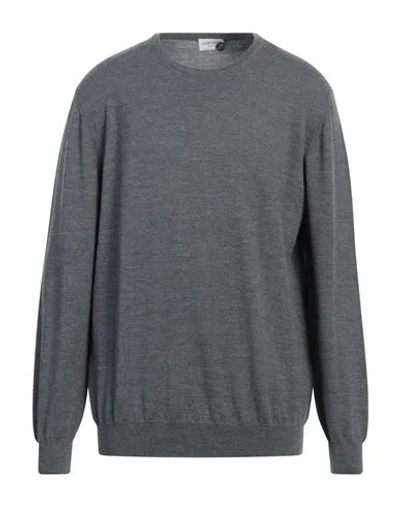 Heritage Man Sweater Grey Size 48 Merino Wool