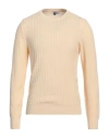 Heritage Man Sweater Ivory Size 38 Cotton In White