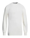 Heritage Man Sweater Ivory Size 44 Wool, Cashmere In White