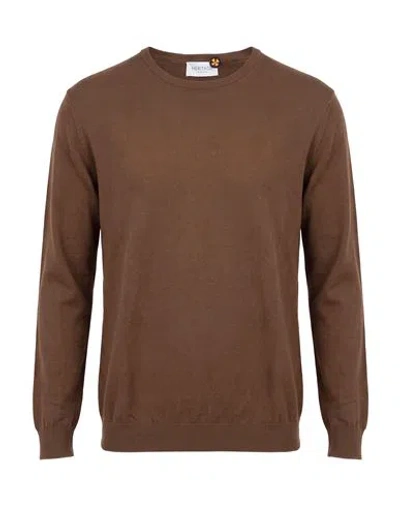 Heritage Man Sweater Khaki Size 46 Cotton In Beige
