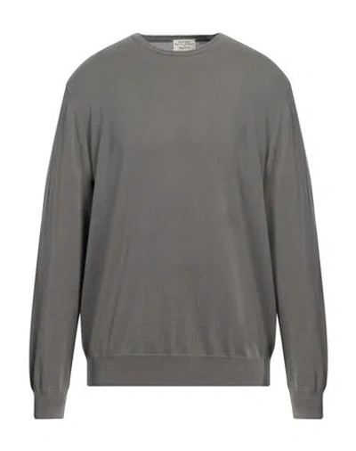 Heritage Man Sweater Khaki Size 46 Cotton In Beige