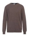 Heritage Man Sweater Khaki Size 46 Wool, Cashmere In Beige