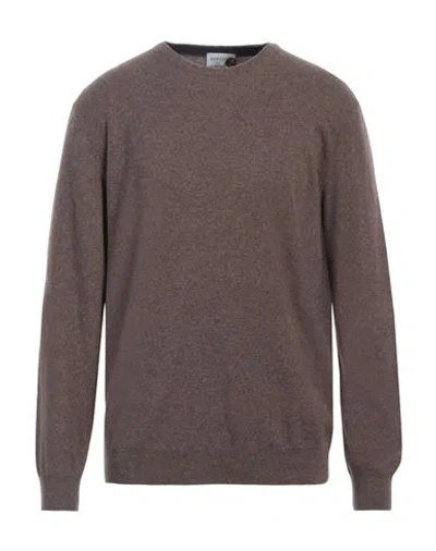 Heritage Man Sweater Khaki Size 46 Wool, Cashmere In Brown