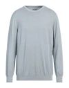 Heritage Man Sweater Light Blue Size 44 Cotton