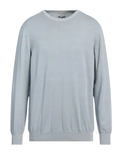 Heritage Man Sweater Light Blue Size 44 Cotton
