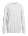 Heritage Man Sweater Light Grey Size 48 Wool, Cashmere In Gray