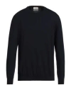 Heritage Man Sweater Midnight Blue Size 36 Cotton