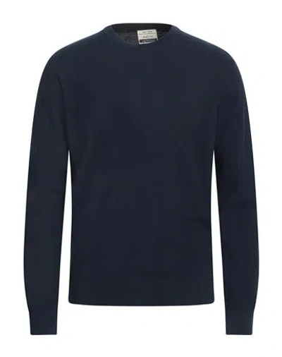 HERITAGE HERITAGE MAN SWEATER MIDNIGHT BLUE SIZE 46 COTTON