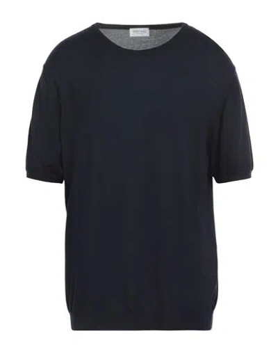 Heritage Man Sweater Midnight Blue Size 36 Silk, Cashmere