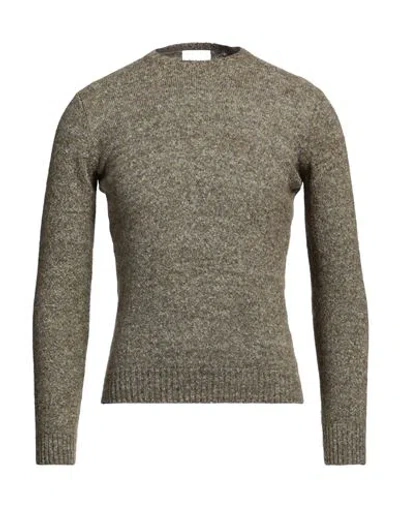 Heritage Man Sweater Military Green Size 36 Alpaca Wool, Cotton, Polyamide, Wool