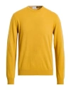 Heritage Man Sweater Mustard Size 38 Wool, Cashmere In Yellow