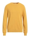 Heritage Man Sweater Mustard Size 46 Virgin Wool, Cashmere In Yellow