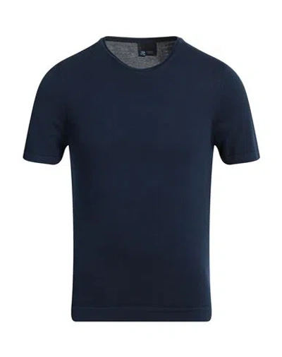 Heritage Man Sweater Navy Size 36 Cotton