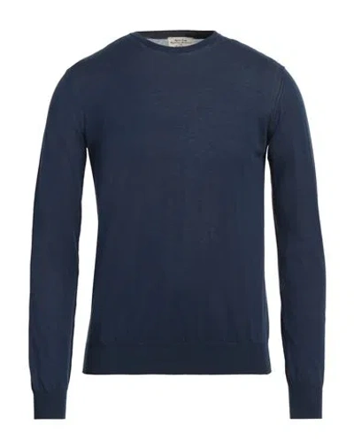 HERITAGE HERITAGE MAN SWEATER NAVY SIZE 46 COTTON