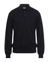 Heritage Man Sweater Navy Size 46 Merino Wool