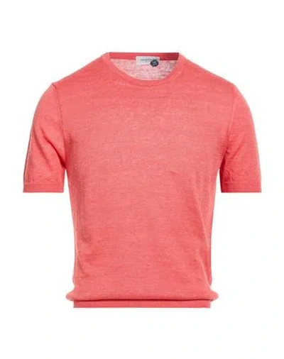 Heritage Man Sweater Orange Size 42 Linen, Cotton, Polyester