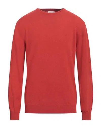 Heritage Man Sweater Orange Size 42 Wool, Cashmere