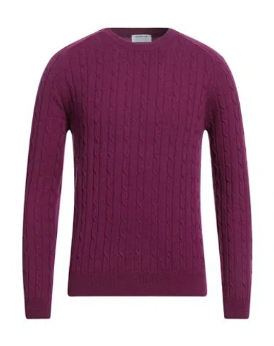 Heritage Man Sweater Deep Purple Size 42 Cashmere