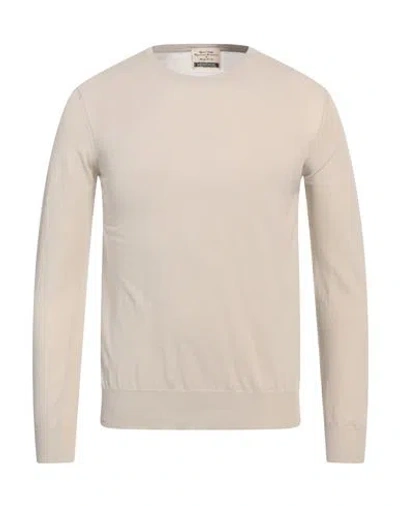 Heritage Man Sweater Sage Green Size 40 Cotton In Neutral