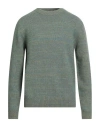Heritage Man Sweater Sage Green Size 42 Virgin Wool, Alpaca Wool, Polyamide, Cashmere In Green