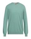 Heritage Man Sweater Sage Green Size 46 Cotton