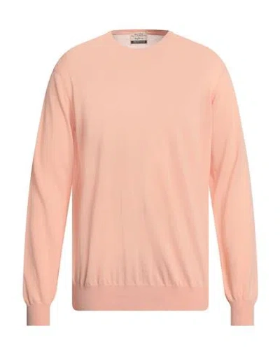 HERITAGE HERITAGE MAN SWEATER SALMON PINK SIZE 42 COTTON