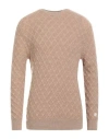 Heritage Man Sweater Sand Size 42 Alpaca Wool, Virgin Wool In Beige