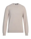 Heritage Man Sweater Sand Size 42 Cashmere In Beige