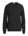 Heritage Man Sweater Charcoal Size 46 Wool, Cashmere In Grey