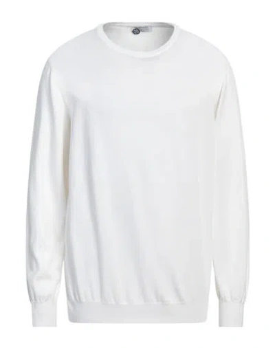 Heritage Man Sweater White Size Xxl Cotton