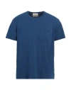 Heritage Man T-shirt Blue Size 42 Cotton, Elastane