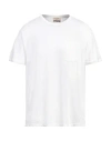 Heritage Man T-shirt Off White Size 46 Cotton, Elastane