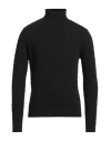 Heritage Man Turtleneck Black Size 38 Virgin Wool, Cashmere