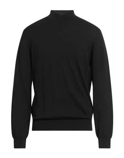 Heritage Man Turtleneck Black Size 42 Merino Wool