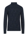 Heritage Man Turtleneck Blue Size M Recycled Nylon, Synthetic Fibers, Polyester, Alpaca Wool, Wool In Blue