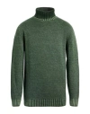Heritage Man Turtleneck Green Size 44 Wool, Cashmere In Multi