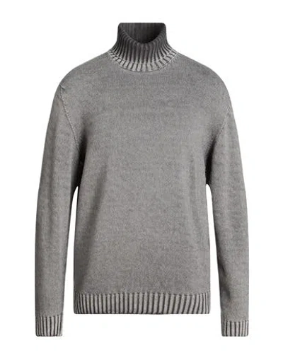 Heritage Man Turtleneck Grey Size 44 Wool, Cashmere