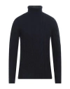 Heritage Man Turtleneck Midnight Blue Size 44 Wool, Polyamide In Blue