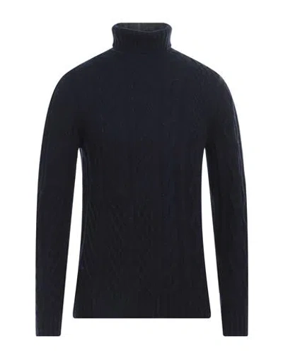 Heritage Man Turtleneck Midnight Blue Size 44 Wool, Polyamide