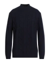 Heritage Man Turtleneck Midnight Blue Size 46 Wool, Cashmere
