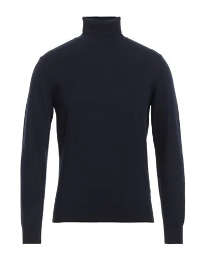 Heritage Man Turtleneck Midnight Blue Size 46 Wool, Cashmere