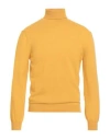 Heritage Man Turtleneck Yellow Size 38 Wool, Cashmere