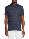 HERITAGE REPORT COLLECTION MEN'S 360 POLKA DOT PERFORMANCE POLO