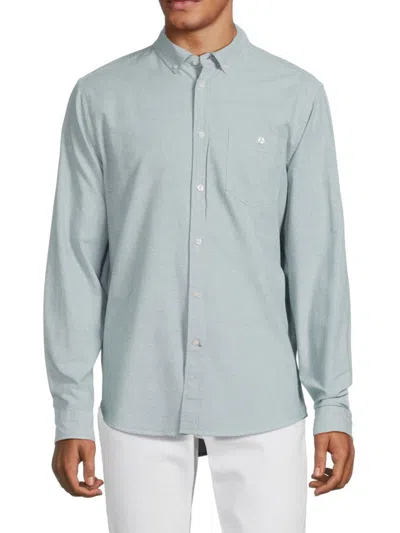 Heritage Report Collection Men's Button Down Oxford Shirt In Blue