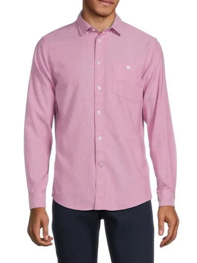 Heritage Report Collection Men's Button Down Oxford Shirt In Pink
