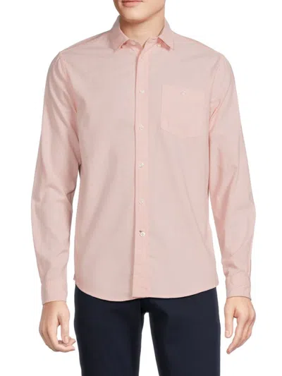 Heritage Report Collection Men's Button Down Oxford Shirt In Salmon