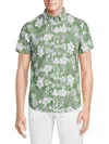 HERITAGE REPORT COLLECTION MEN'S FLORAL BUTTON DOWN COLLAR SHIRT