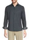 HERITAGE REPORT COLLECTION MEN'S PRINTED BUTTON DOWN SHIRT