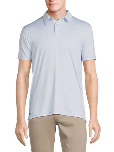 Heritage Report Collection Men's Solid Polo In Light Blue