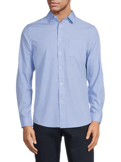 Heritage Report Collection Men's Solid Shirt In Light Blue